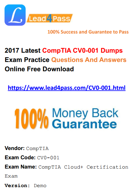 CV0-001 dumps