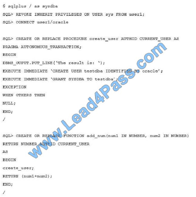leads4pass 1z0-074 exam question q3