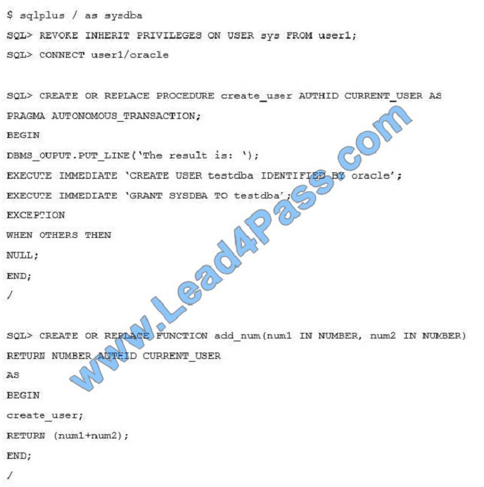 lead4pass 1z0-074 exam question q3