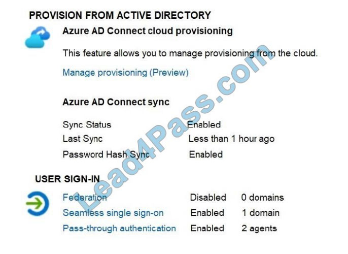 [2021.1] leads4pass ms-100 exam questions q11-1