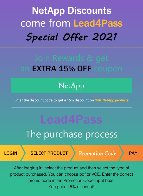 netapp discount code