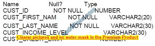 1z0-071 dumps practice questions 12