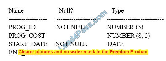 1z0-071 dumps practice questions 3